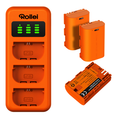 Charger Set | 3-Pack Camera Batteries & Charger