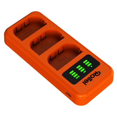 Charger Set | 3-Pack Camera Batteries & Charger