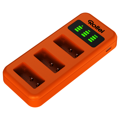 Charger Set | 3-Pack Camera Batteries & Charger