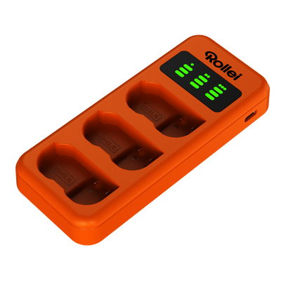 Charger Set | 3-Pack Camera Batteries & Charger