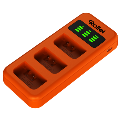 Charger Set | 3-Pack Camera Batteries & Charger