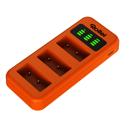 Charger Set | 3-Pack Camera Batteries & Charger