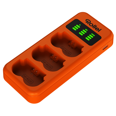 Charger Set | 3-Pack Camera Batteries & Charger