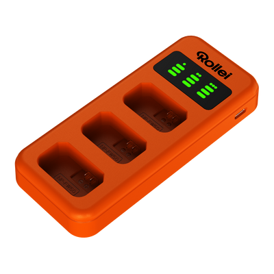 Charger Set | 3-Pack Camera Batteries & Charger