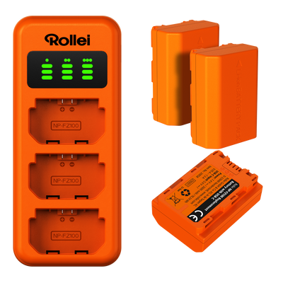 Charger Set | 3-Pack Camera Batteries & Charger