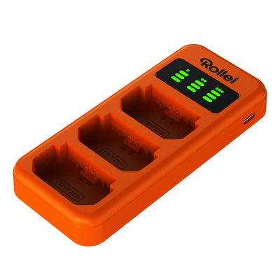 Charger Set | 3-Pack Camera Batteries & Charger