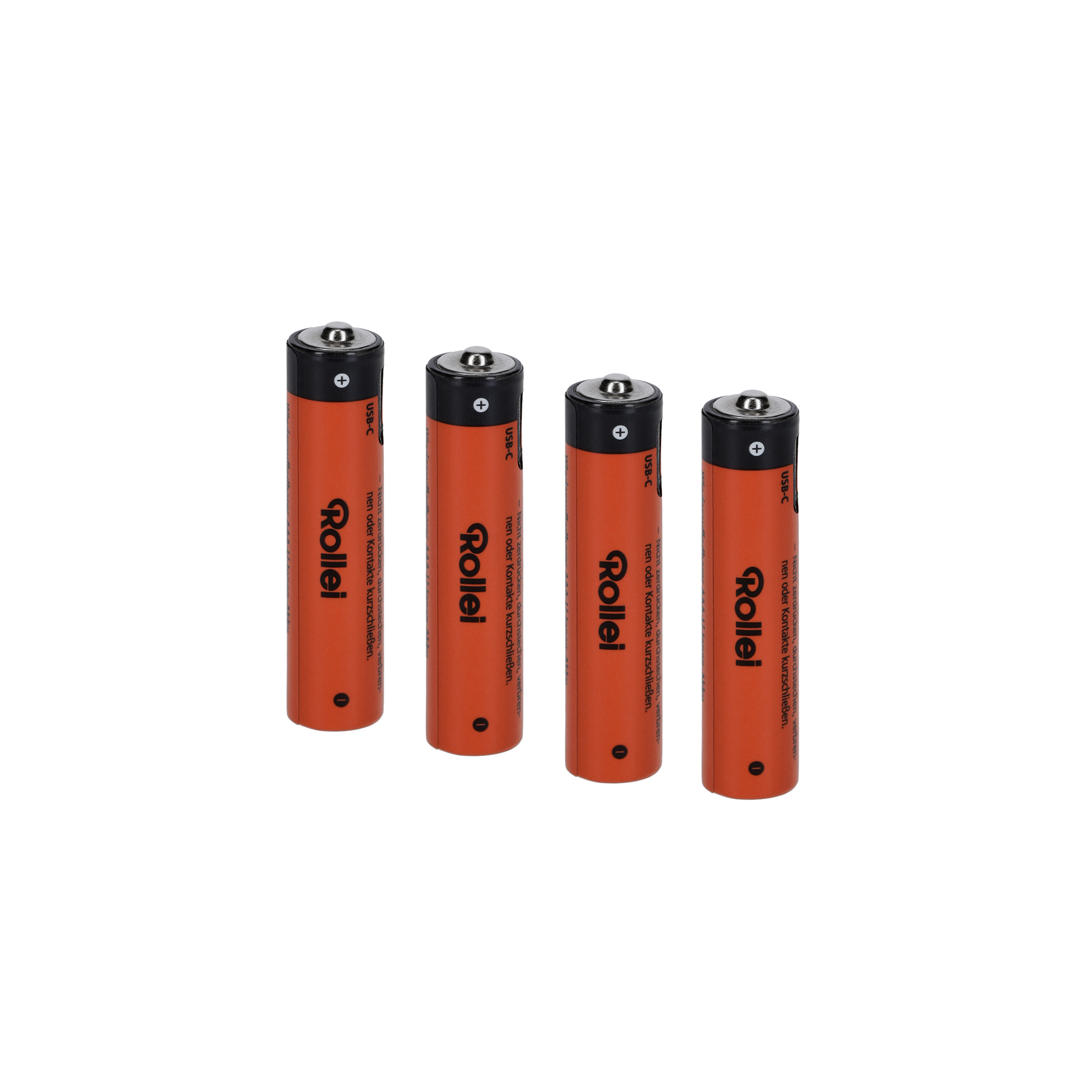 USB-C Li-Ion Akkus (wiederaufladbar) – 4er-Pack