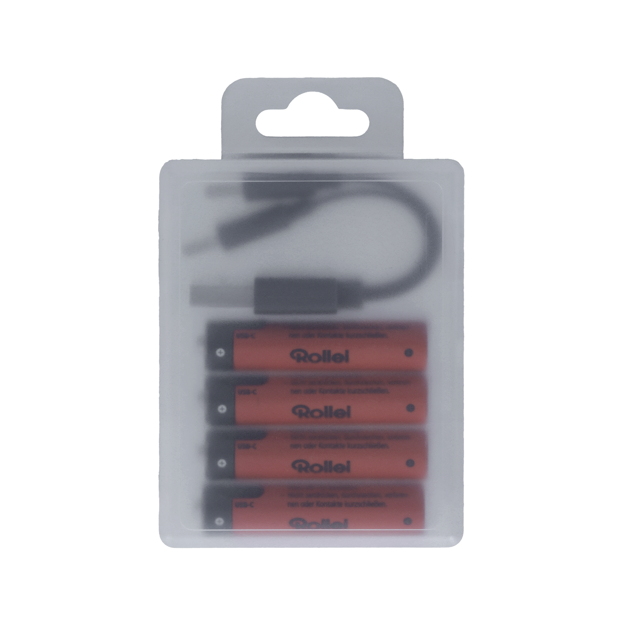 USB-C Li-Ion Akkus (wiederaufladbar) – 4er-Pack