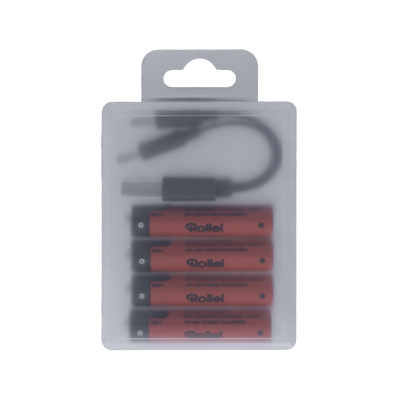 USB-C Li-Ion Akkus (wiederaufladbar) – 4er-Pack