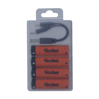 USB-C Li-Ion Akkus (wiederaufladbar) – 4er-Pack