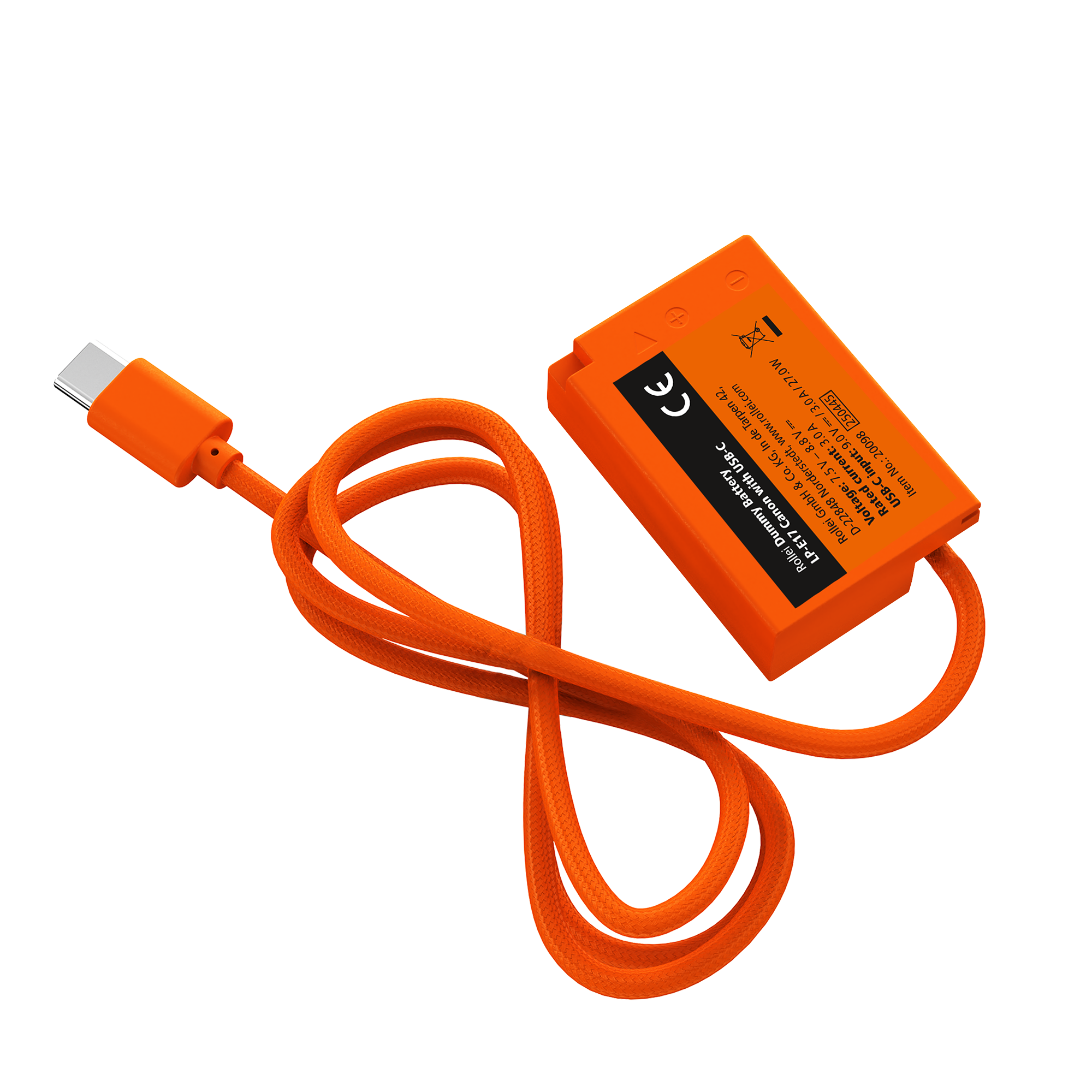 Dummy Kamera-Akku mit USB-C