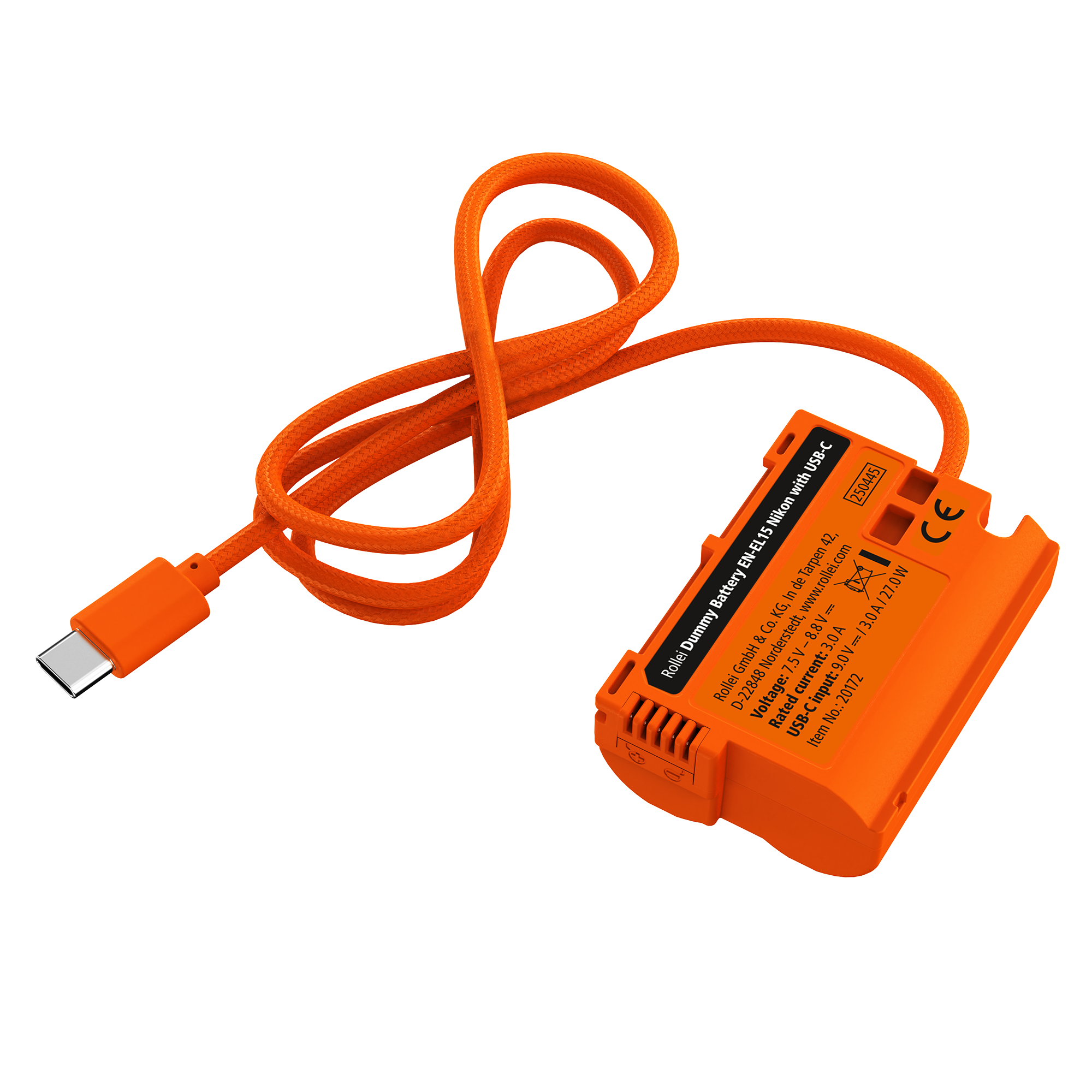 Dummy Kamera-Akku mit USB-C