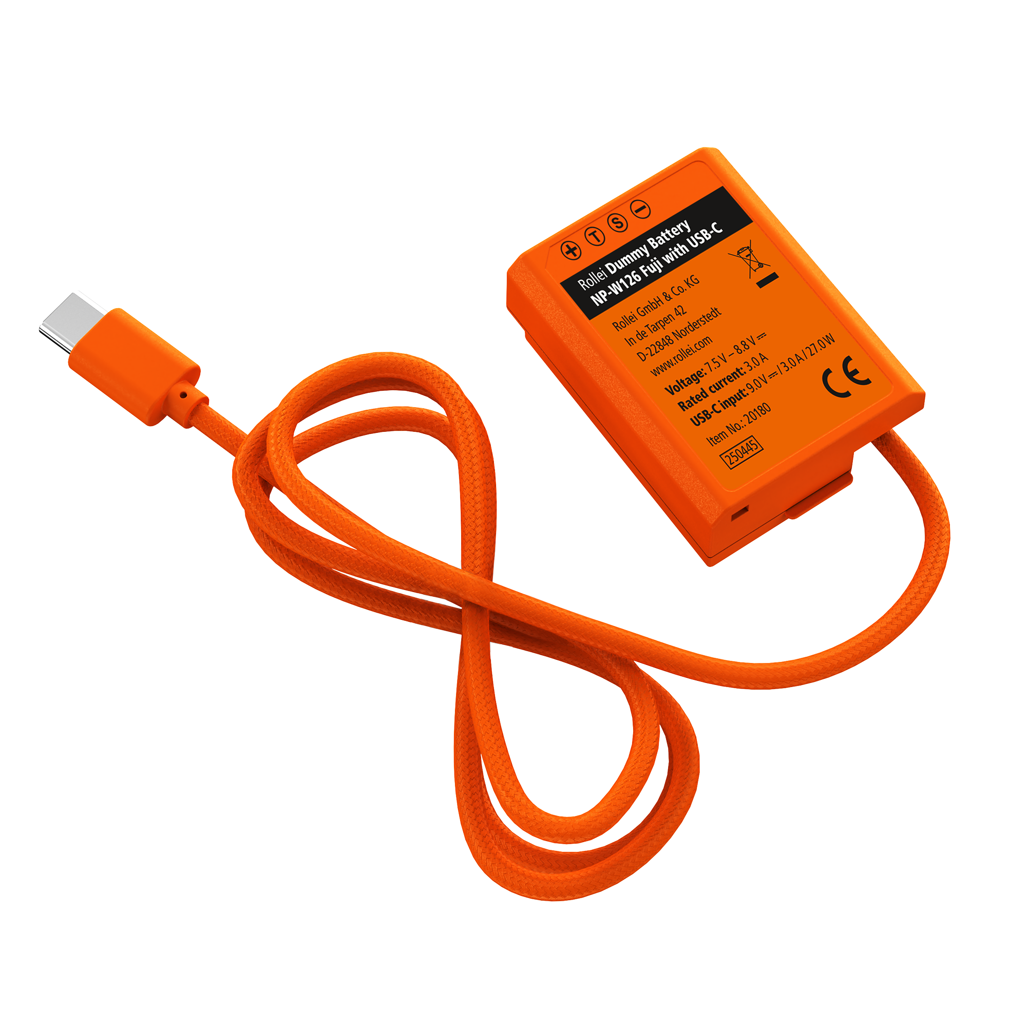 Dummy Kamera-Akku mit USB-C