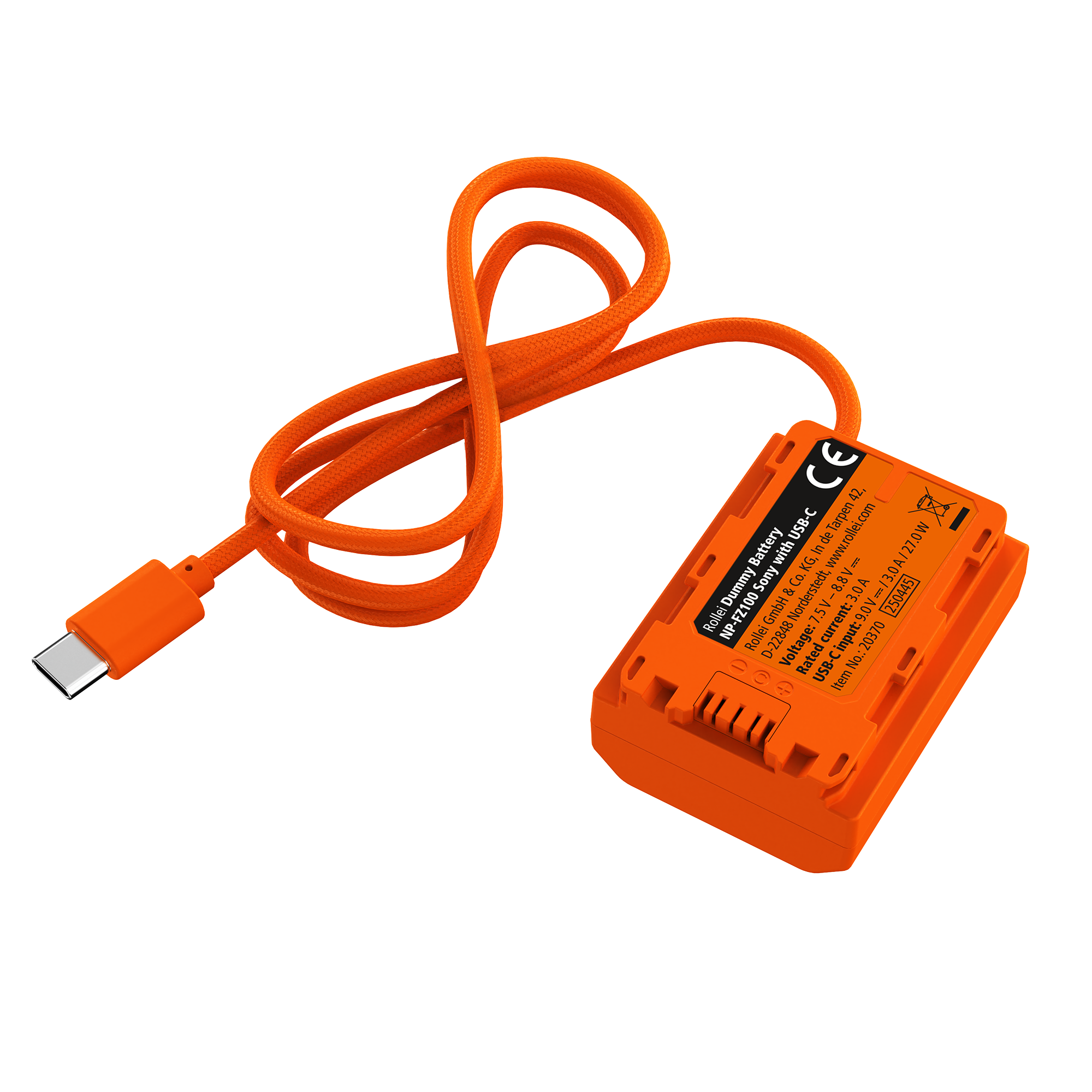 Dummy Kamera-Akku mit USB-C