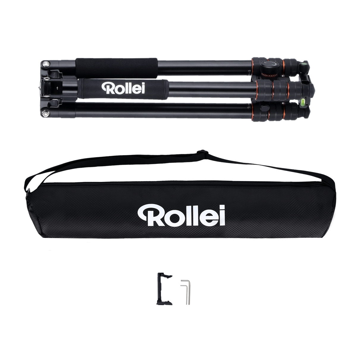 B-stock:C6i - aluminum tripod in black