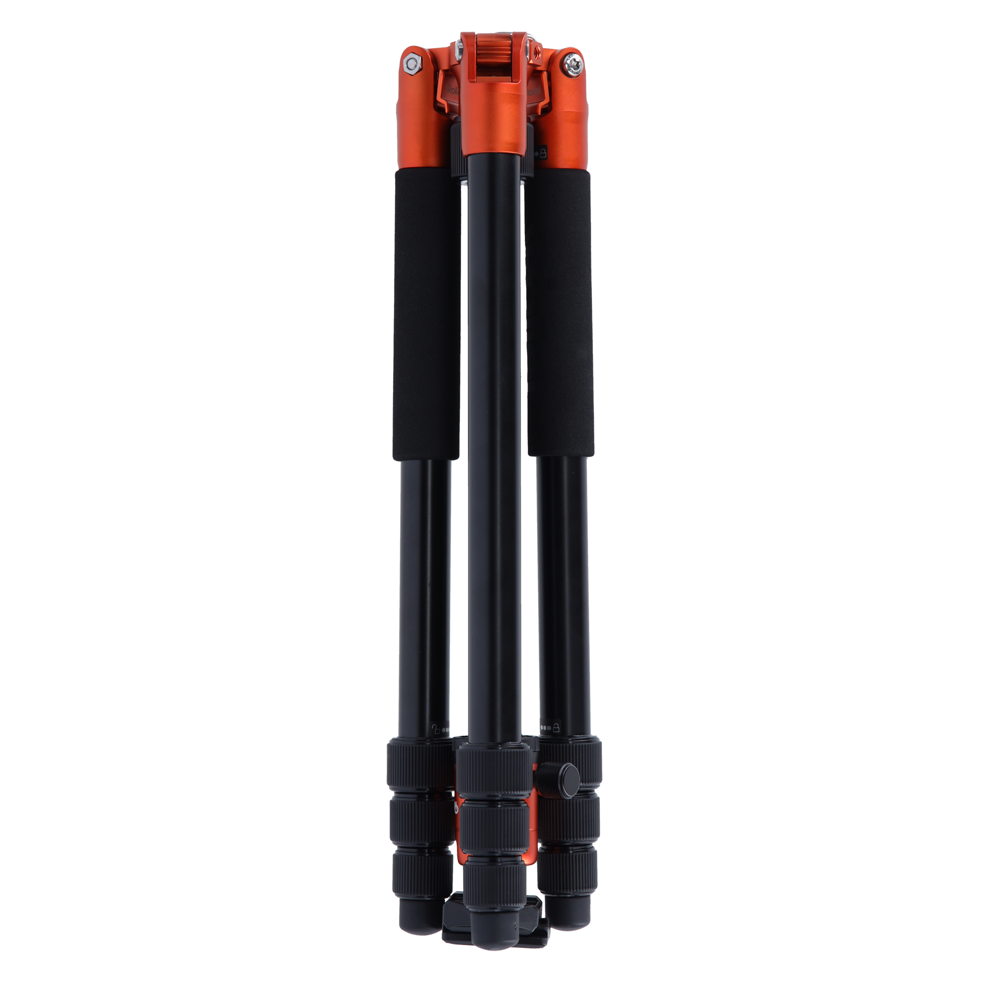 Adirpro Aluminium-Stativ – Klappbar, Mit Schnellspannklemme, Orange, Bis 160 Cm