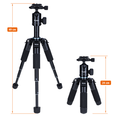 Compact Traveler Mini M-1 Tripod Black