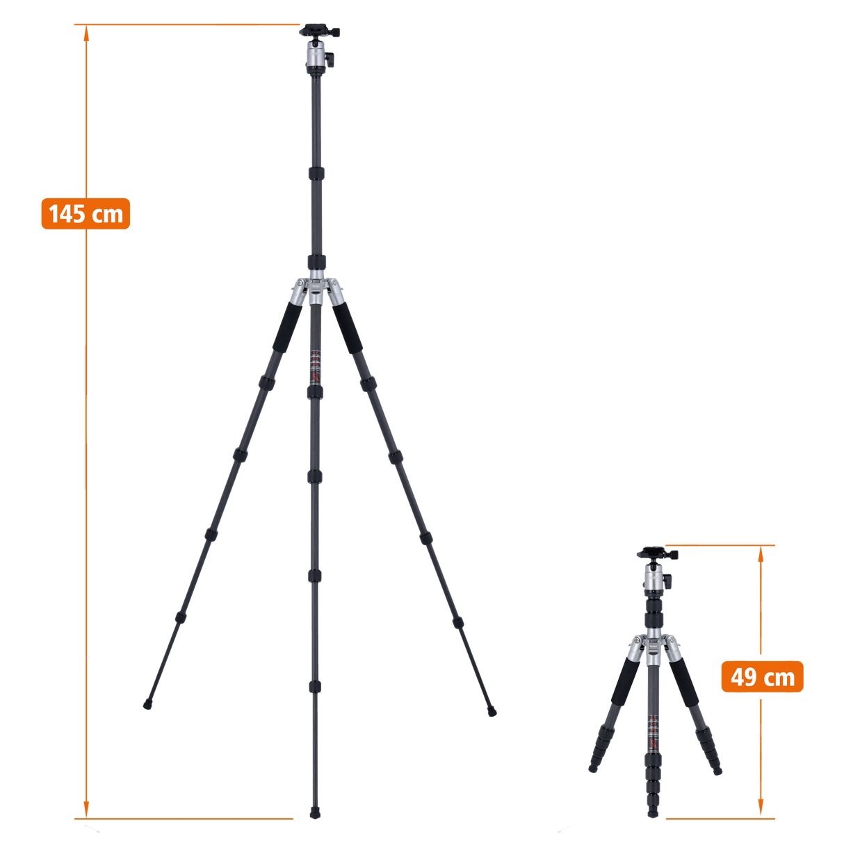 Compact Traveler No. 1 - carbon tripod