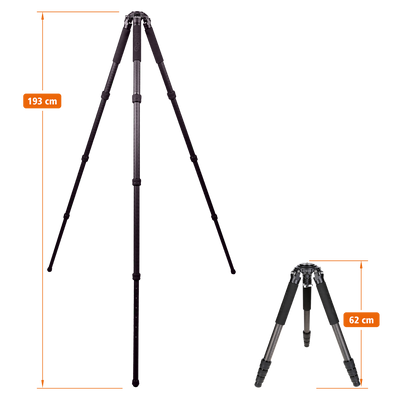 Rock Solid Alpha XL Mark III - Carbon Stativ