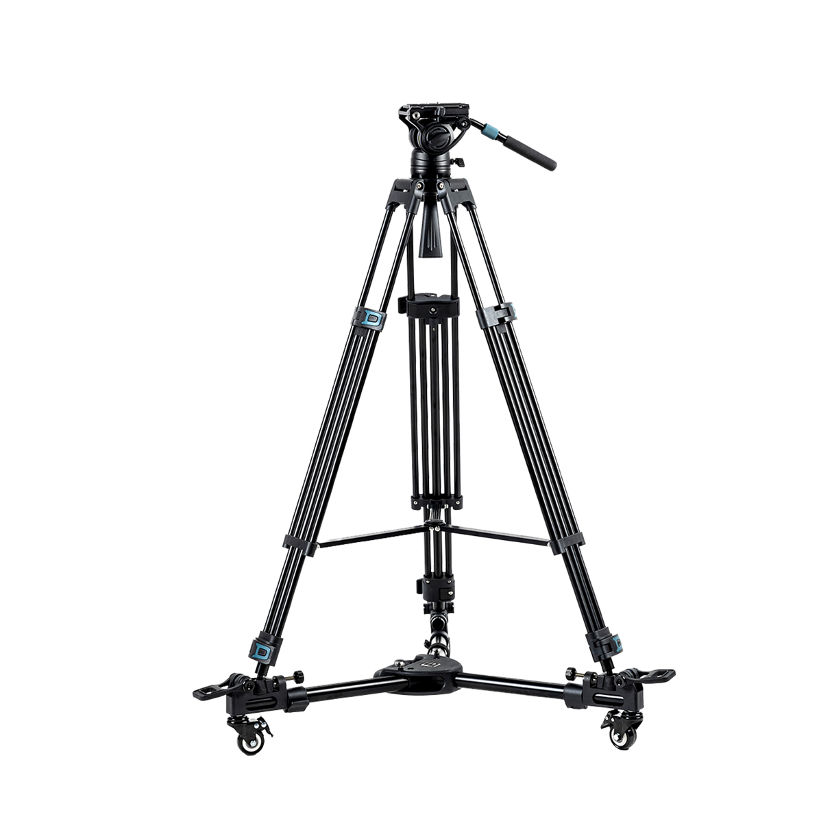 Bundle V9i video tripod + universal tripod dolly