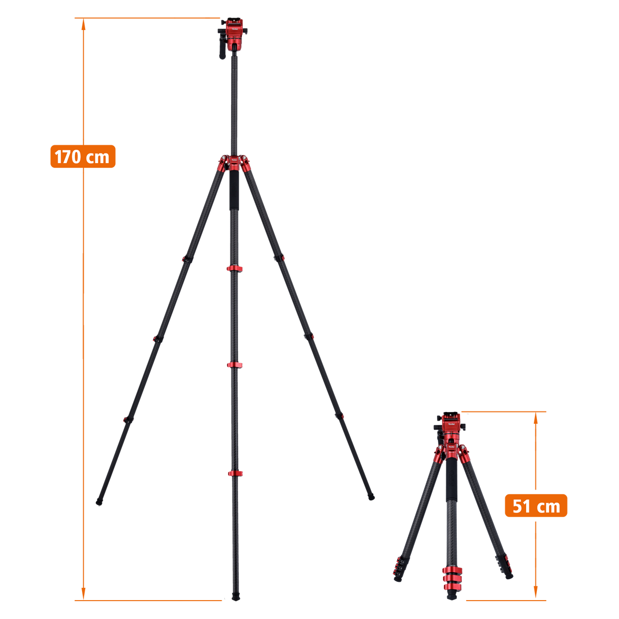 Easy Traveler XL Carbon Videostativ