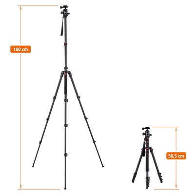Stativ I Aluminium I Compact Traveler No. 2