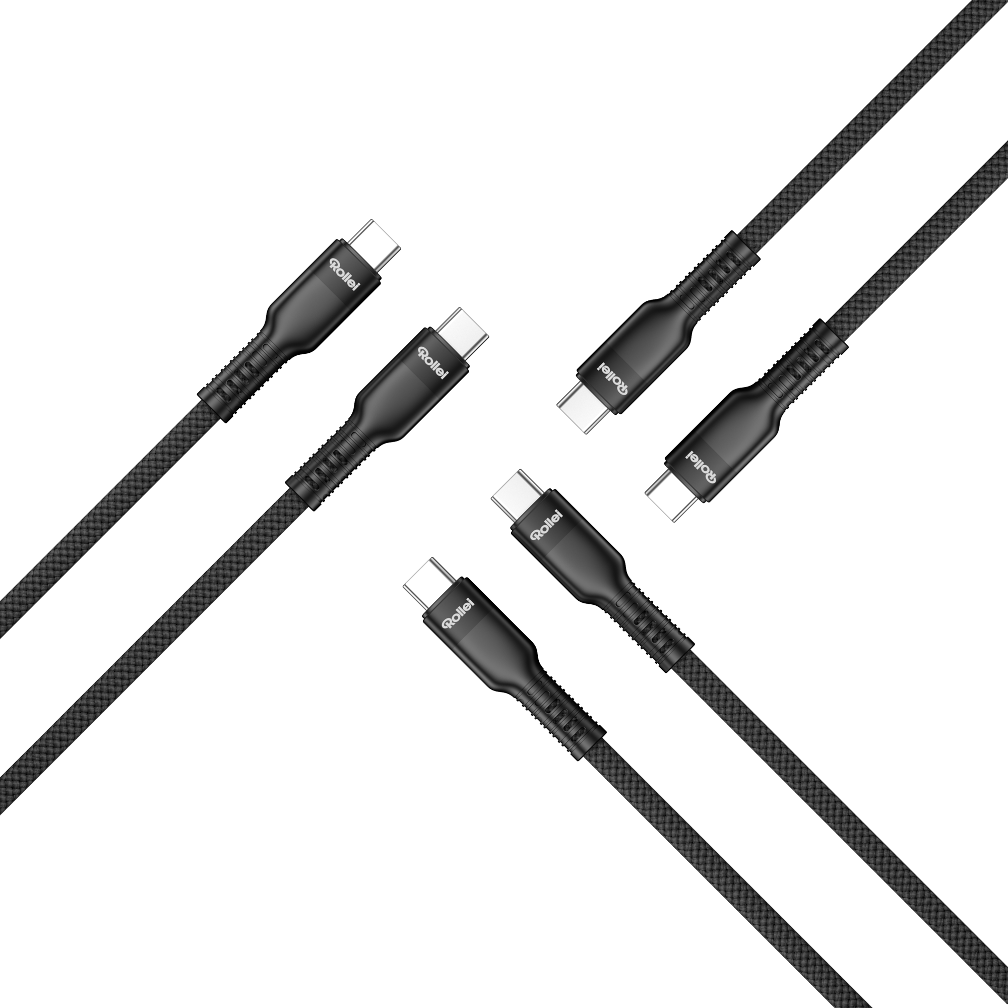 Bundle 3x USB-C / USB-C Kabel | 100 W | 1,2 m