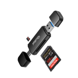 2 in 1 card reader for SD, microSD
