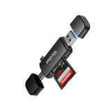 2 in 1 card reader for SD, microSD