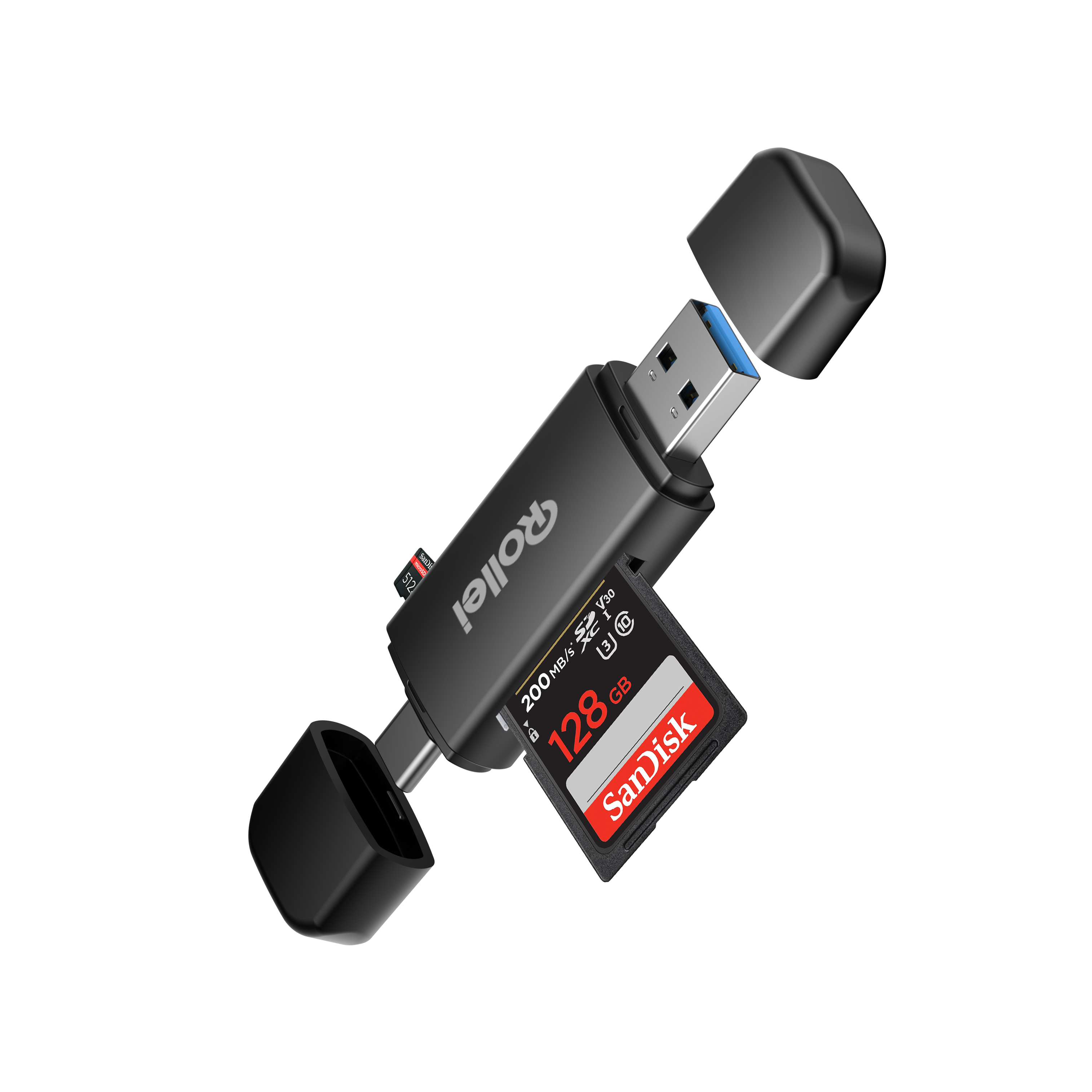 2-in-1 Kartenlesegerät | SD & microSD