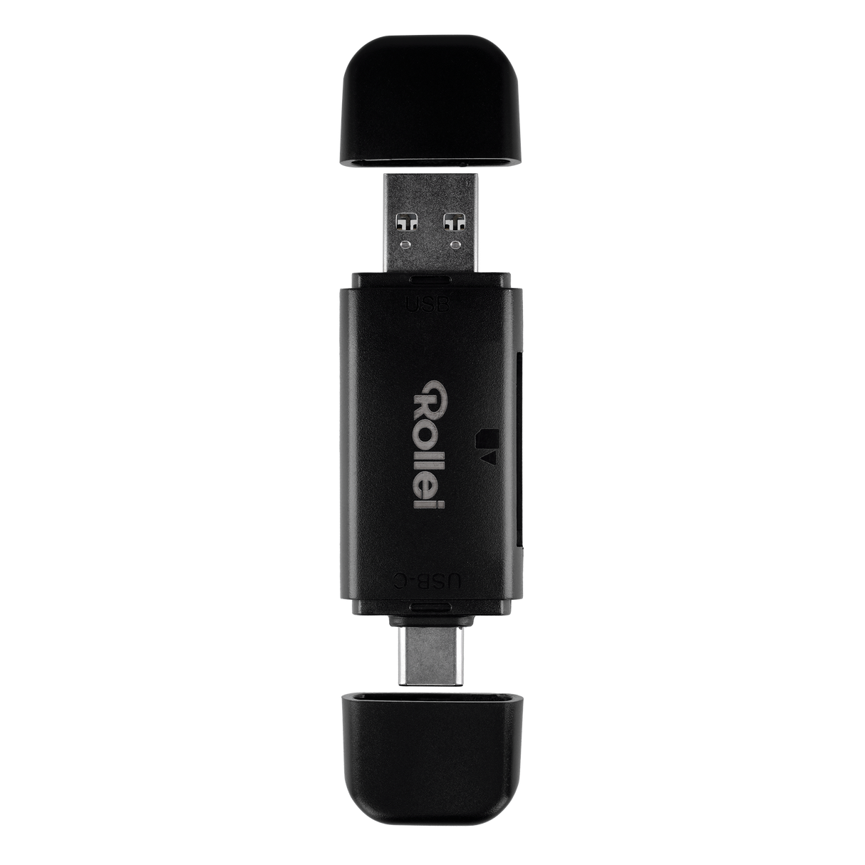 2 in 1 card reader for SD, microSD