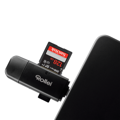 Bundle 2-in-1 Kartenlesegerät + Case | Micro-SD & SD