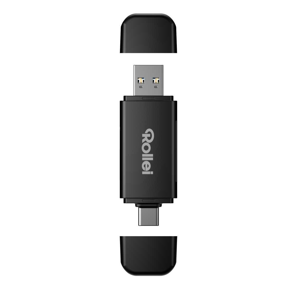 2 in 1 card reader for SD, microSD