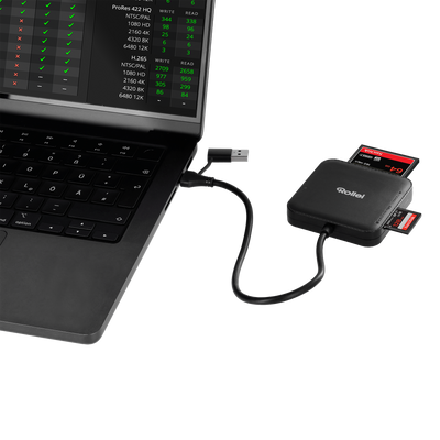 4-in-1 Kartenlesegerät | SD, CF, MS & microSD