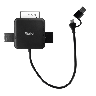 4-in-1 Kartenlesegerät | SD, CF, MS & microSD