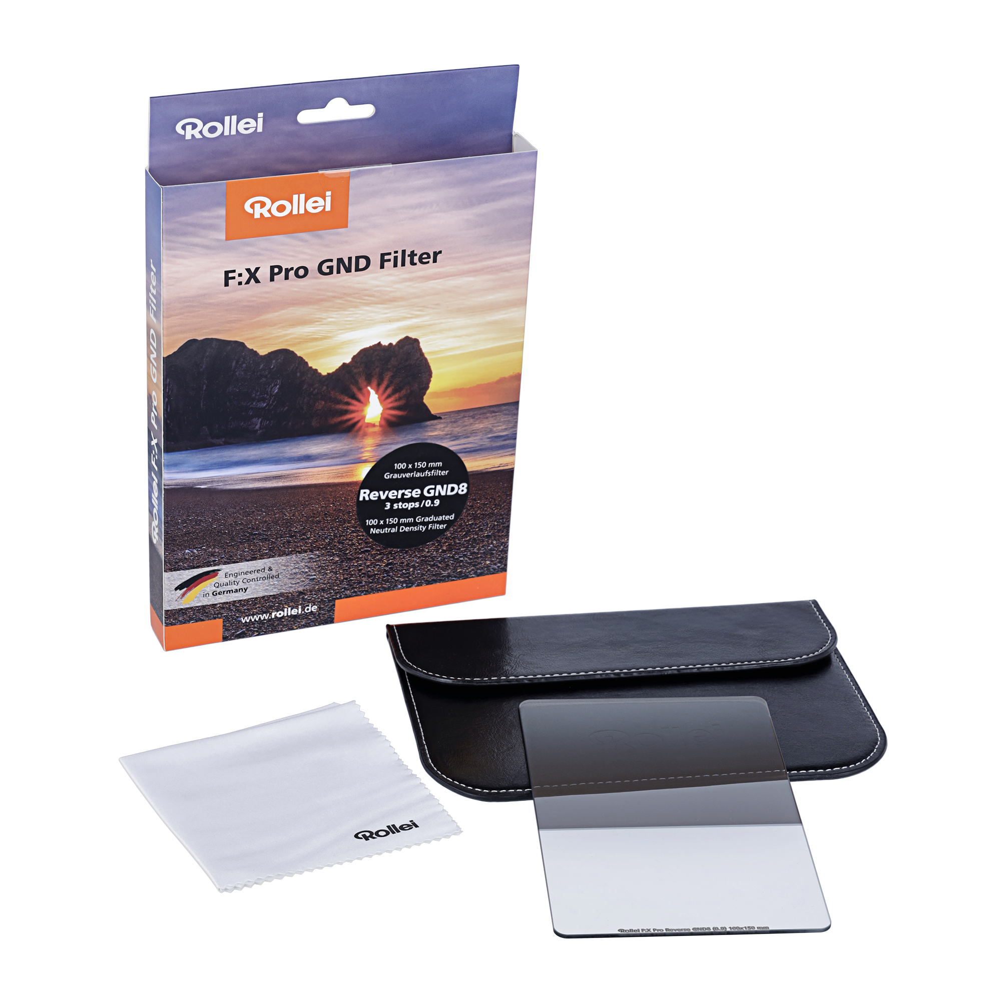 26407 F:X Pro Reverse Gnd8 Rechteckfilter - 100 mm Grauverlaufsfilter