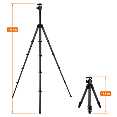 Lion Rock Traveler Pro incl. Ball Head | All Black