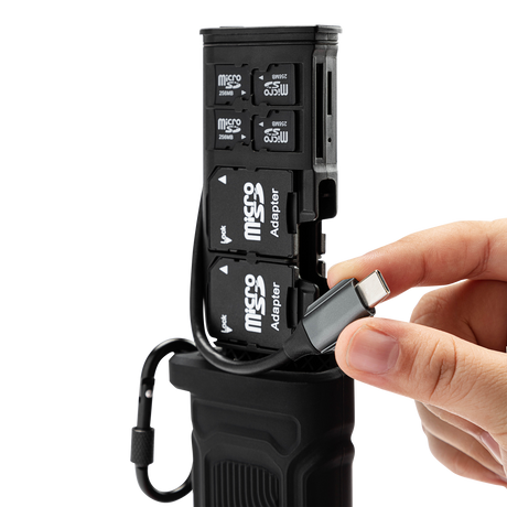 2 in 1 Travel Kartenlesegerät | SD / microSD