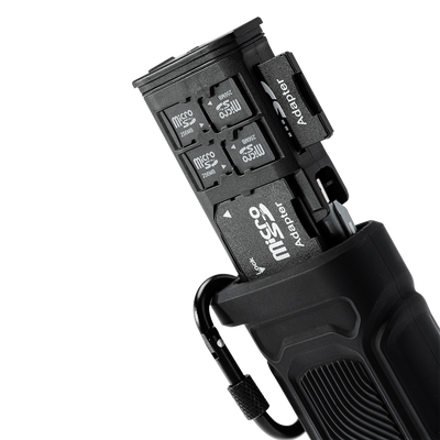 2-in-1 Travel Kartenlesegerät | SD & microSD