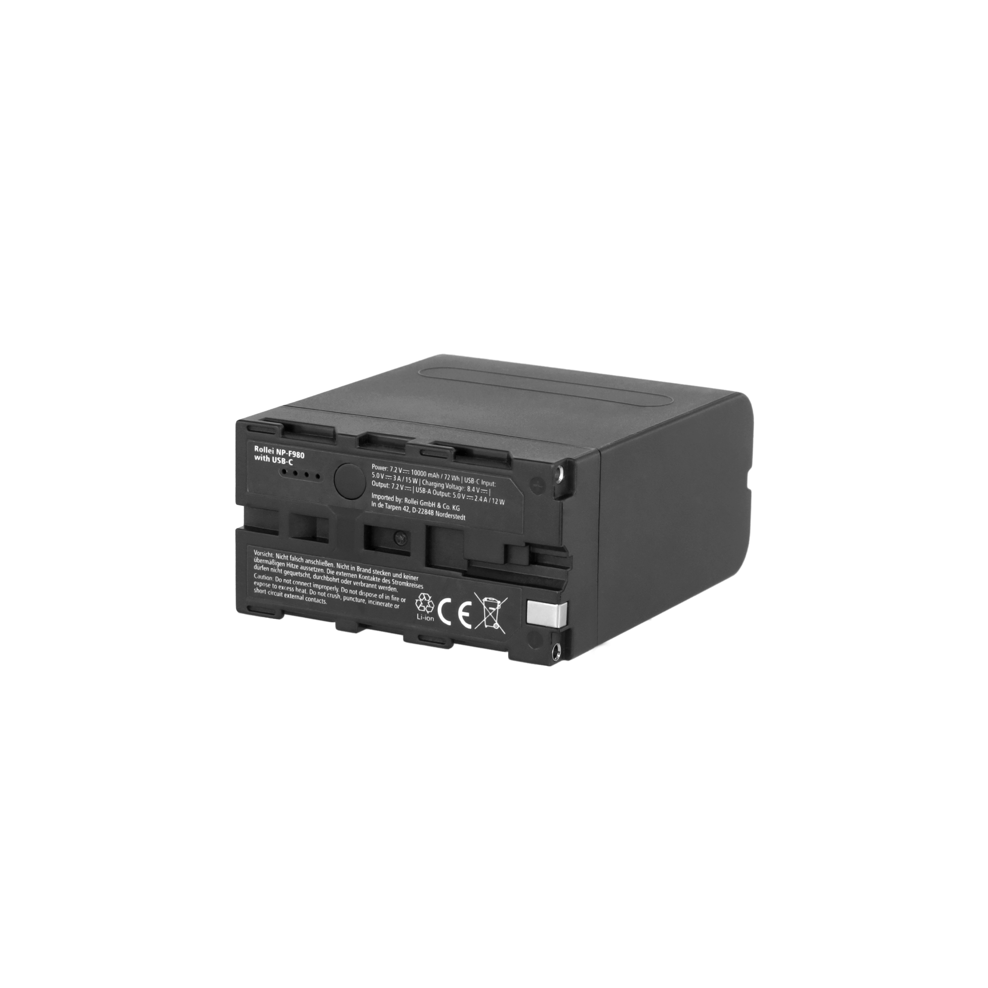 Battery with USB-C | Type NP-F | various capacities