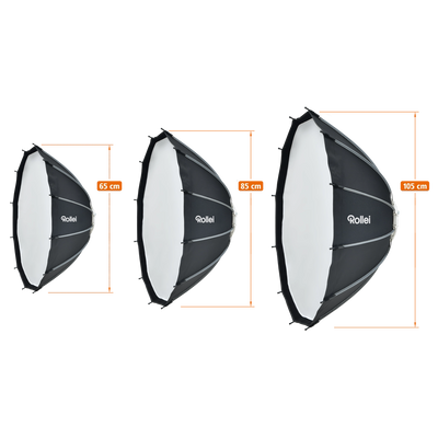 Beauty-Dish I mit Klick-Mechanismus I versch. Größen
