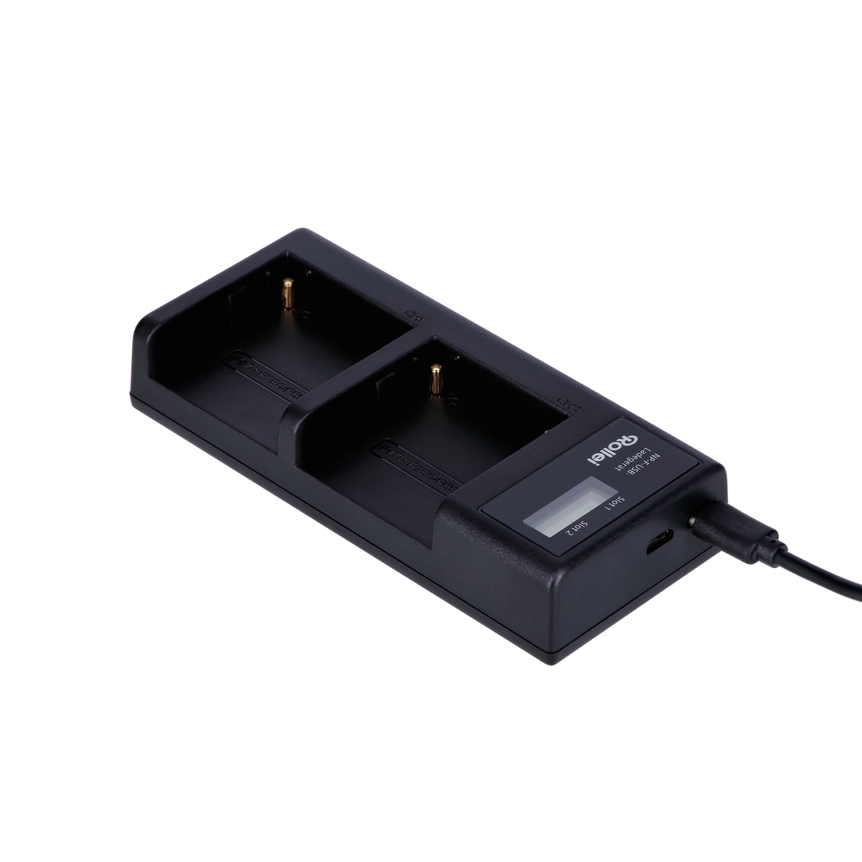 B-stock battery charger for np-f batteries