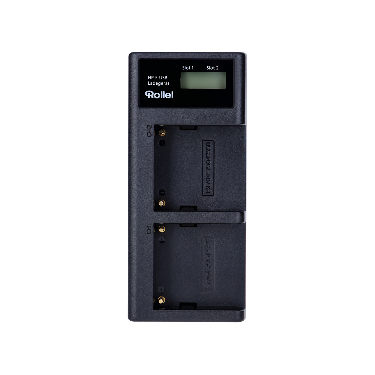 B-stock battery charger for np-f batteries