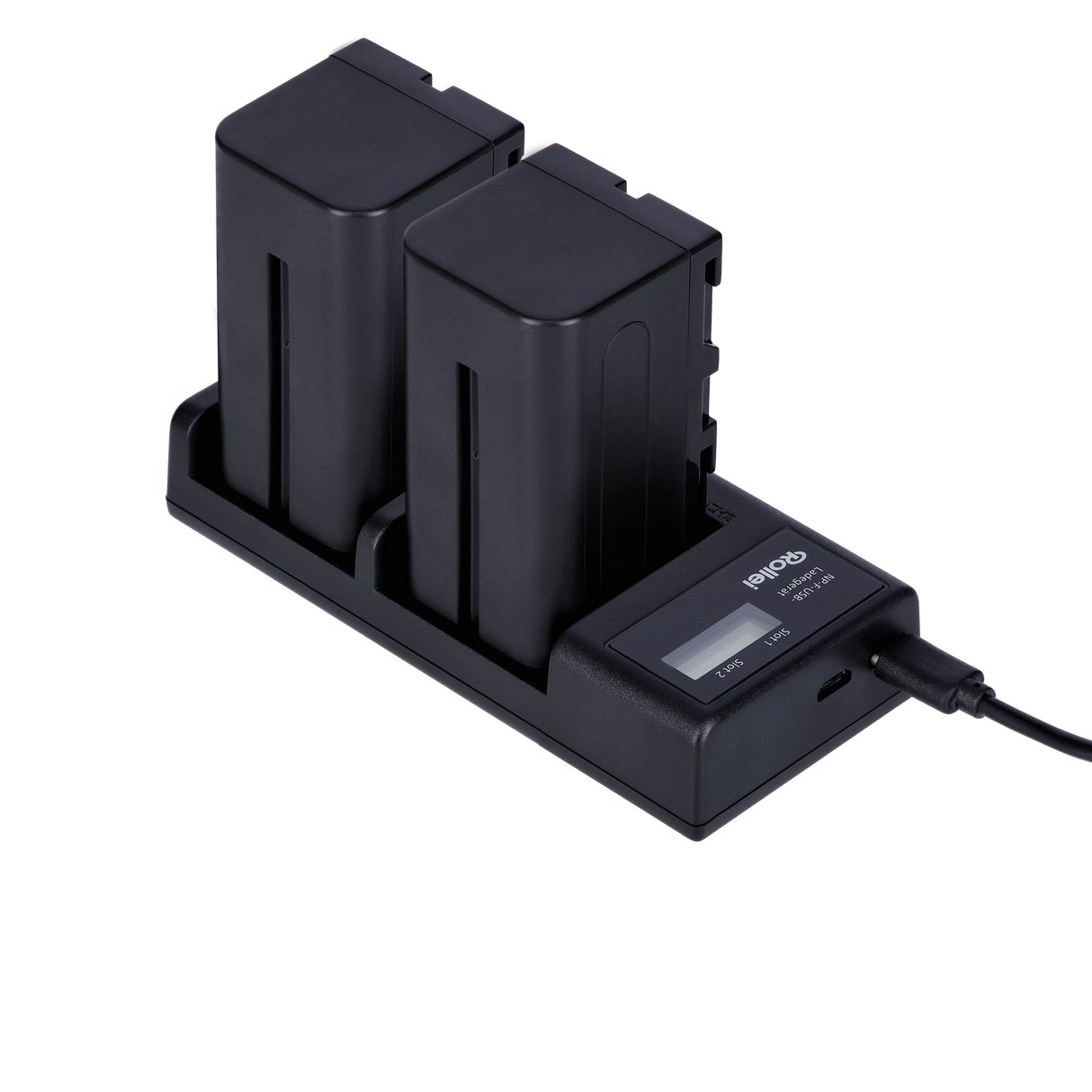 B-stock battery charger for np-f batteries
