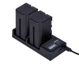 B-stock battery charger for np-f batteries