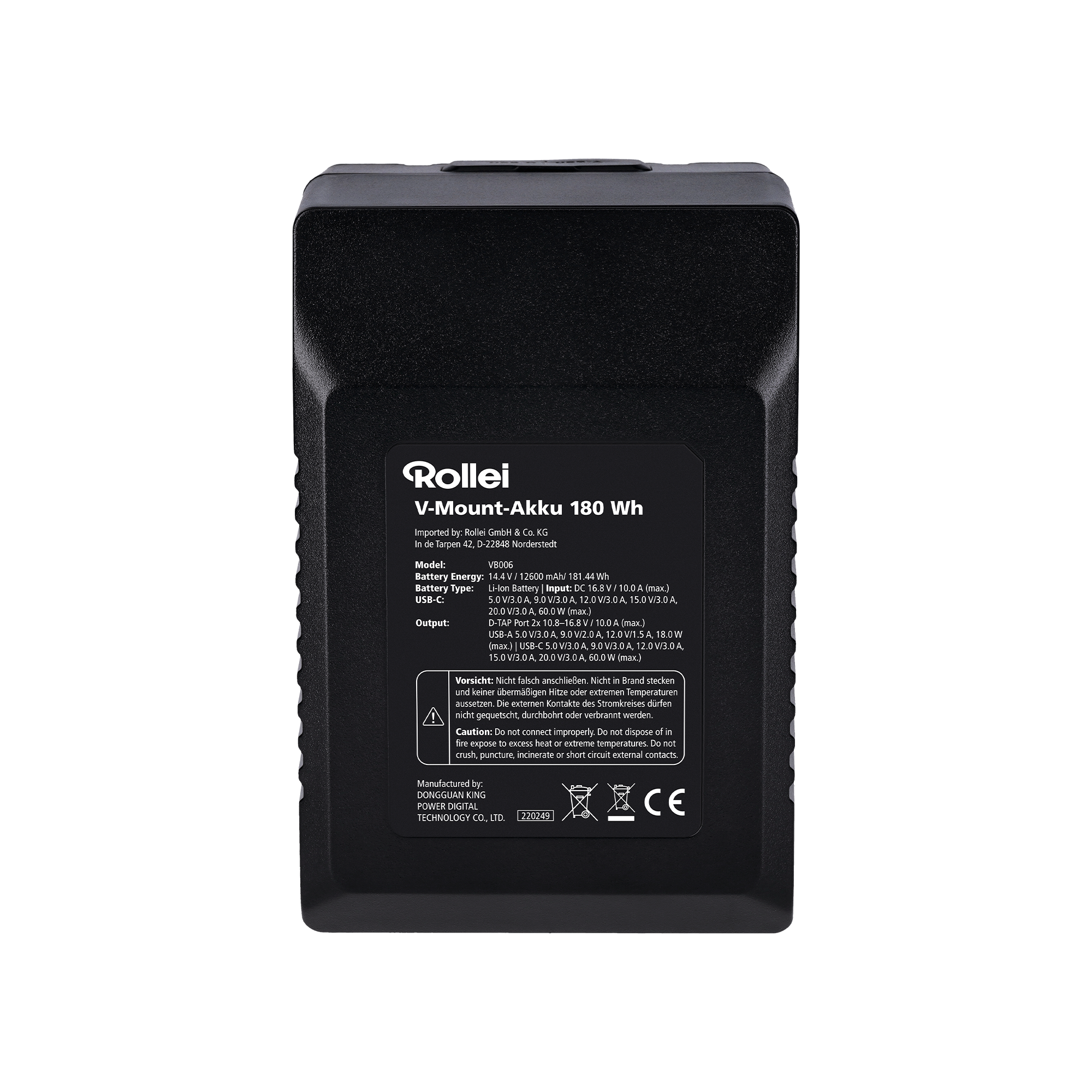 B-Ware V-Mount Akku 180Wh