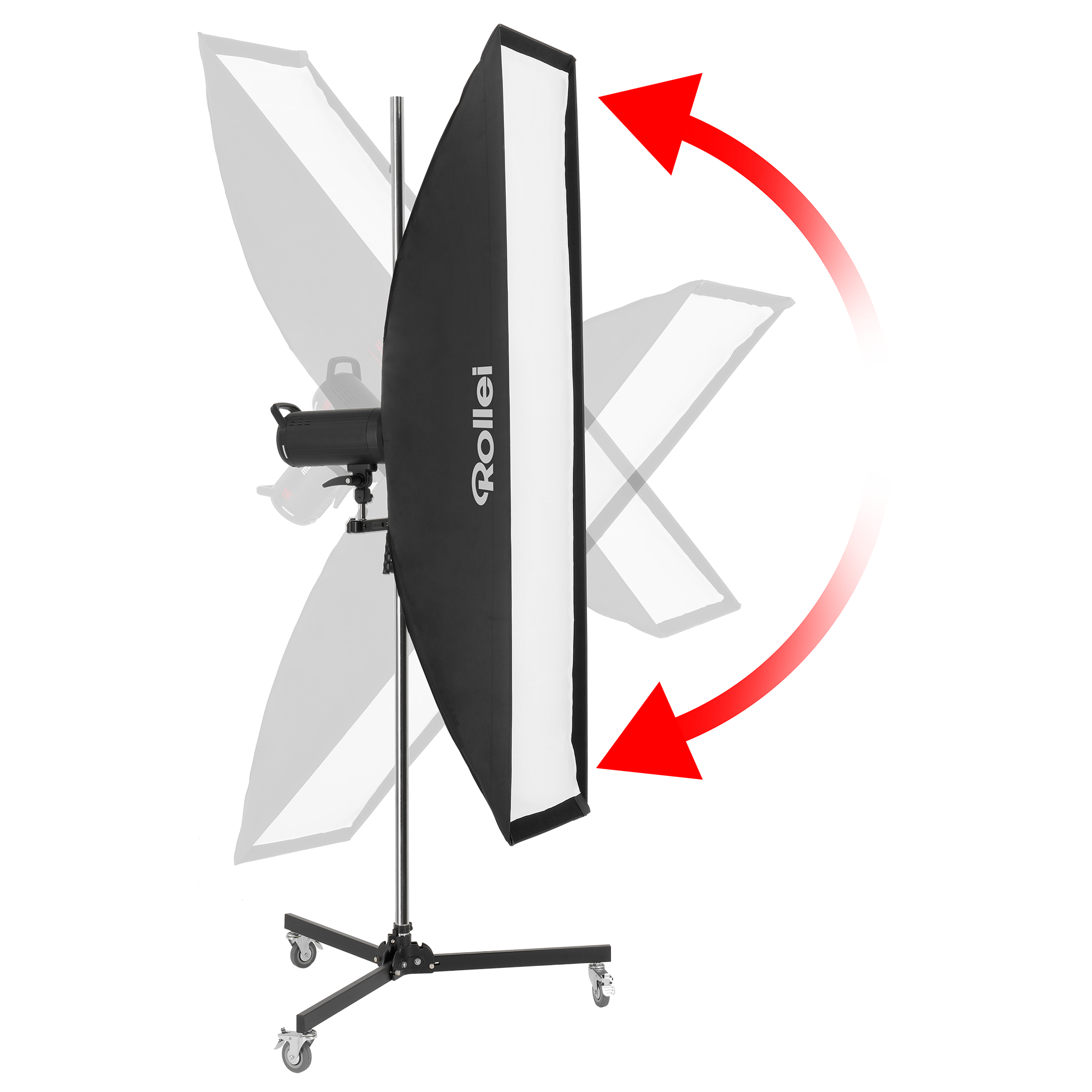 Roller Stand | Studio | with Sliding Arm