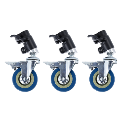 Castors for Professional C-Stand Studio Boom Stand V3