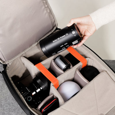 Bundle 2x Studio Flash | with Battery | HS Freeze 1X