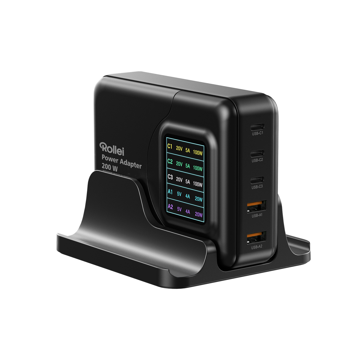 B-stock power adapter 200W - USB-A & USB-C power supply